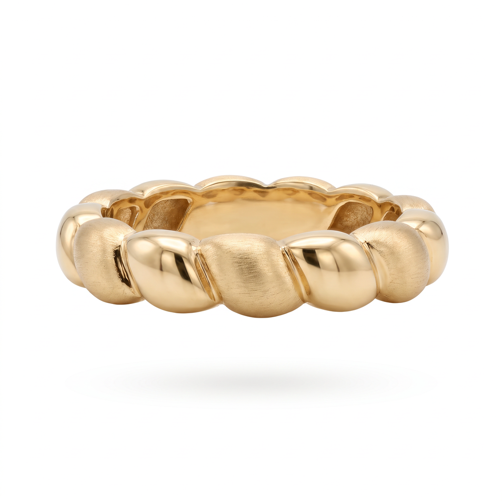 18K Yellow Gold Ring