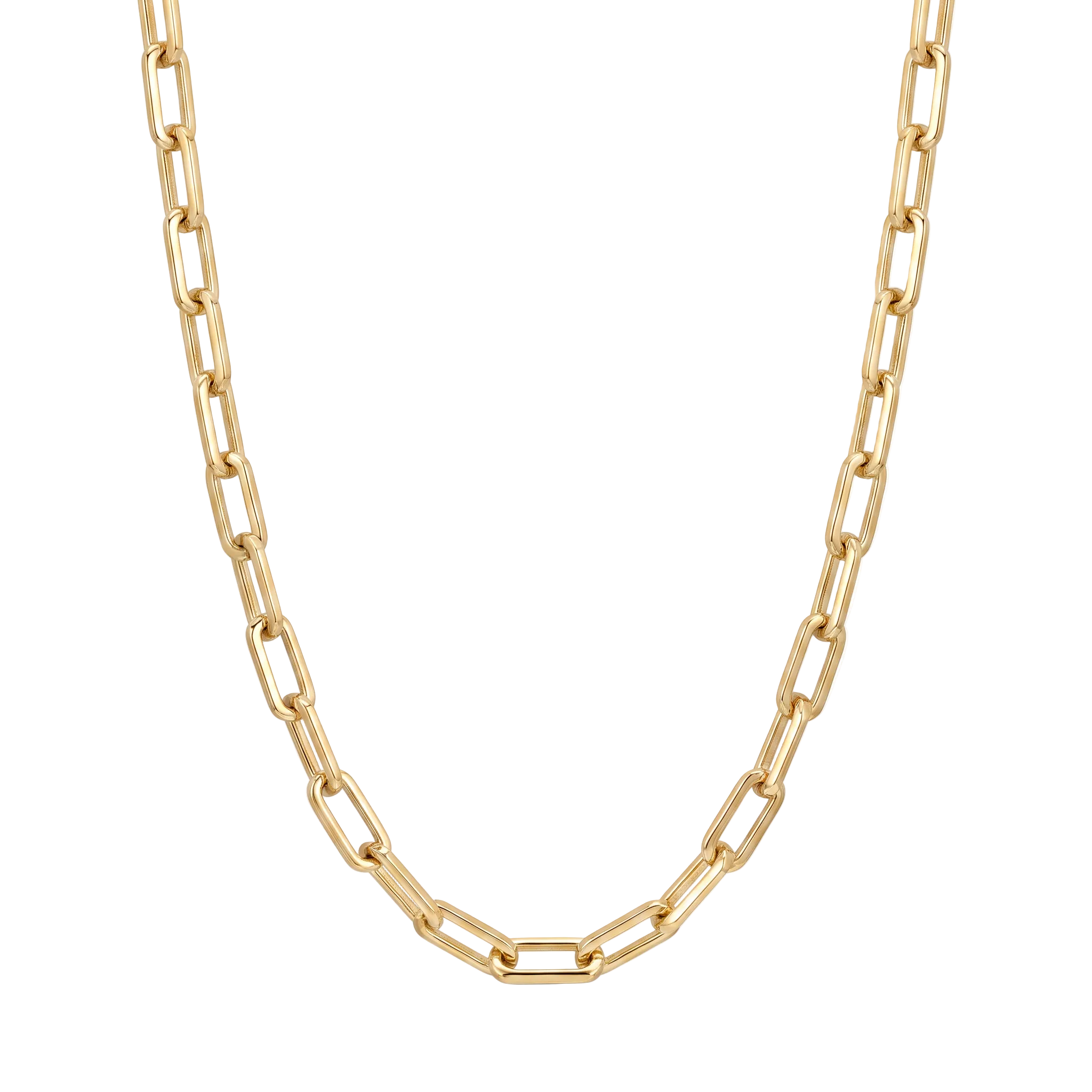 18K Yellow Gold Chain Necklace