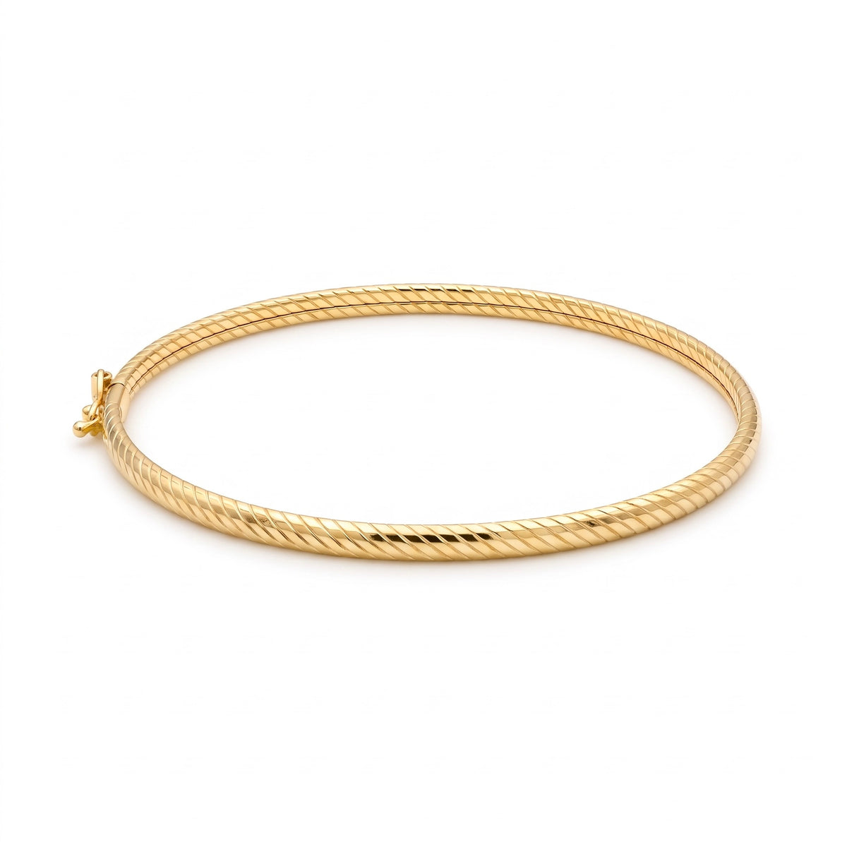 18K Yellow Gold Bangle Bracelet