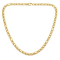 Men 18K Yellow Gold Chain Necklace
