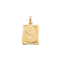 18K Gold Pendant St. Mary Icon