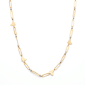 18K Two Tone Gold Necklace