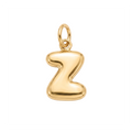 18K Yellow Gold Letter Z Pendant
