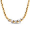 Diamond Two Tone Gold Necklace