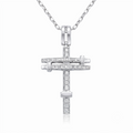 Diamond White Gold Cross Pendant