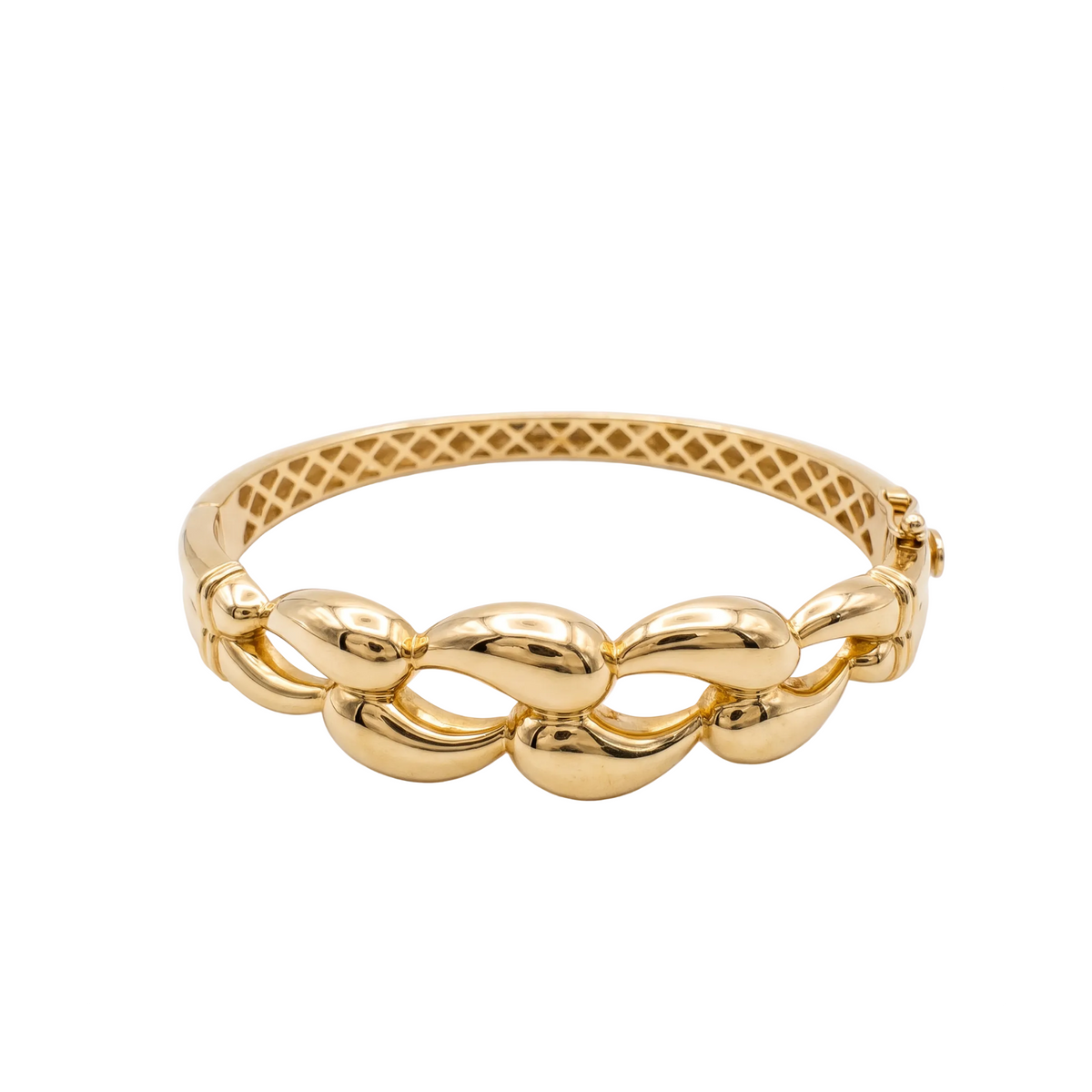 18K Yellow Gold Bangle Bracelet