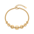 18K Yellow Gold Double Chain Bracelet