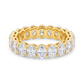 Lab Diamond Yellow Gold Oval Ring