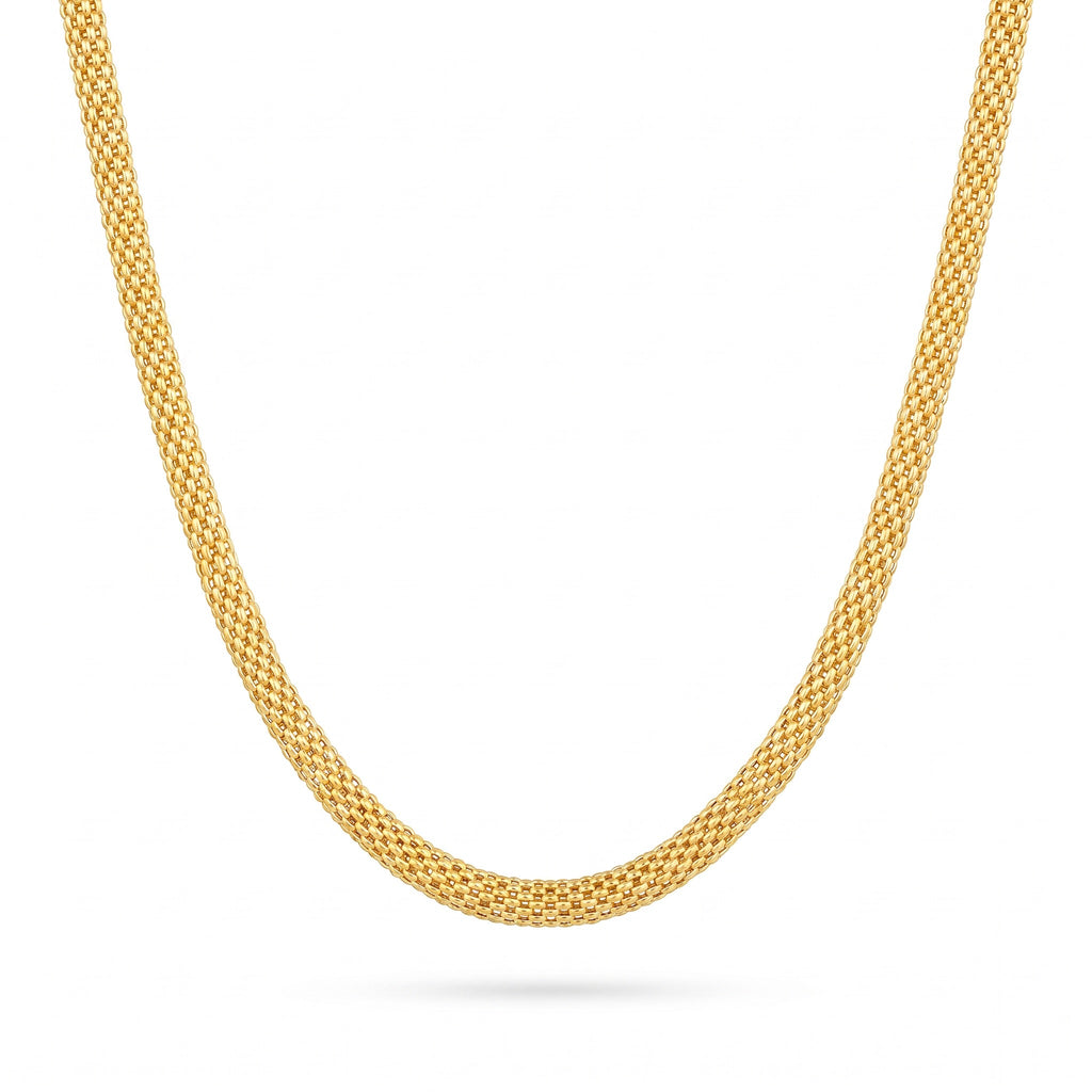 18K Yellow Gold Chain Necklace