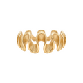 18K Yellow Gold Zig Zag Ring