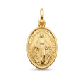 18K Yellow Gold Jesus Icon Pendant