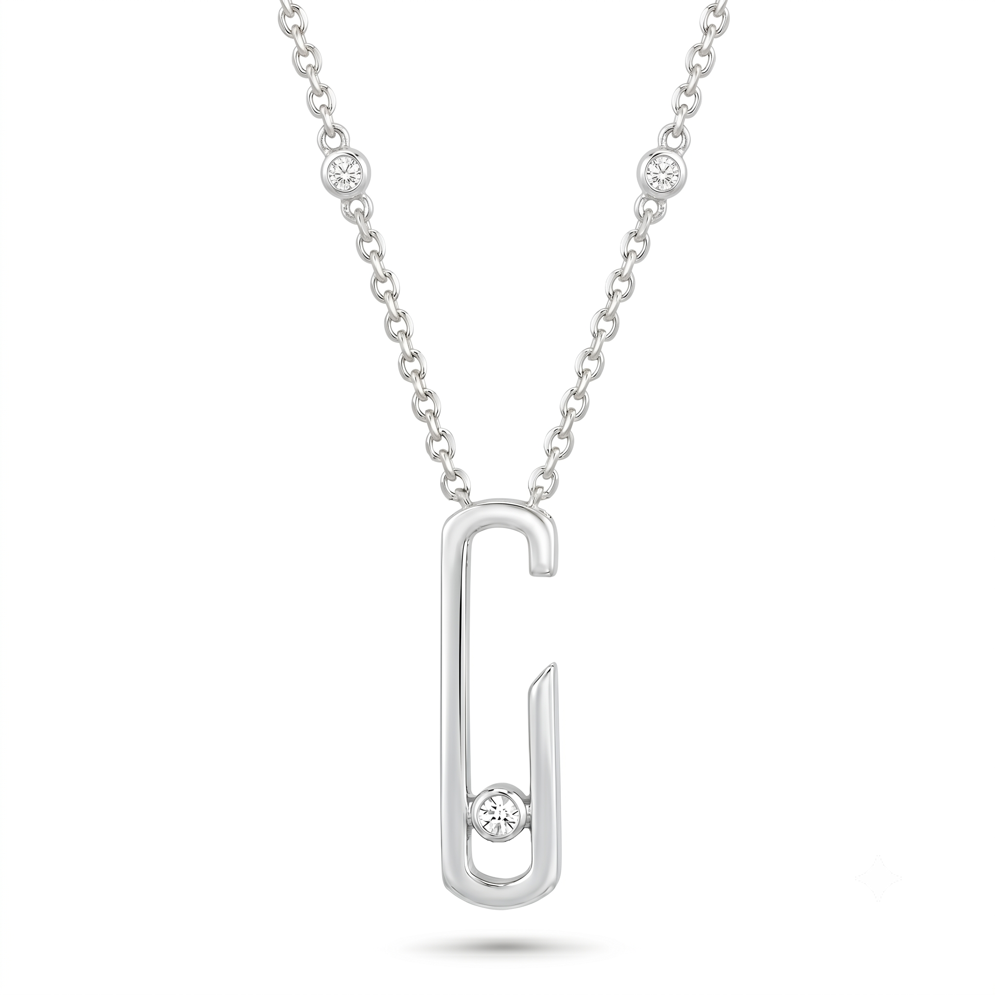 Diamond White Gold Necklace