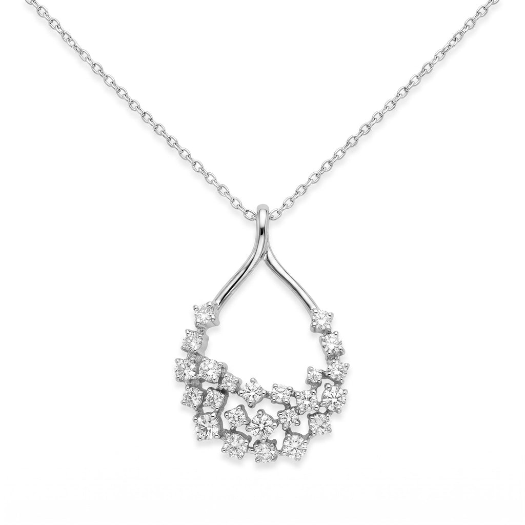 Diamond White Gold Chain Necklace