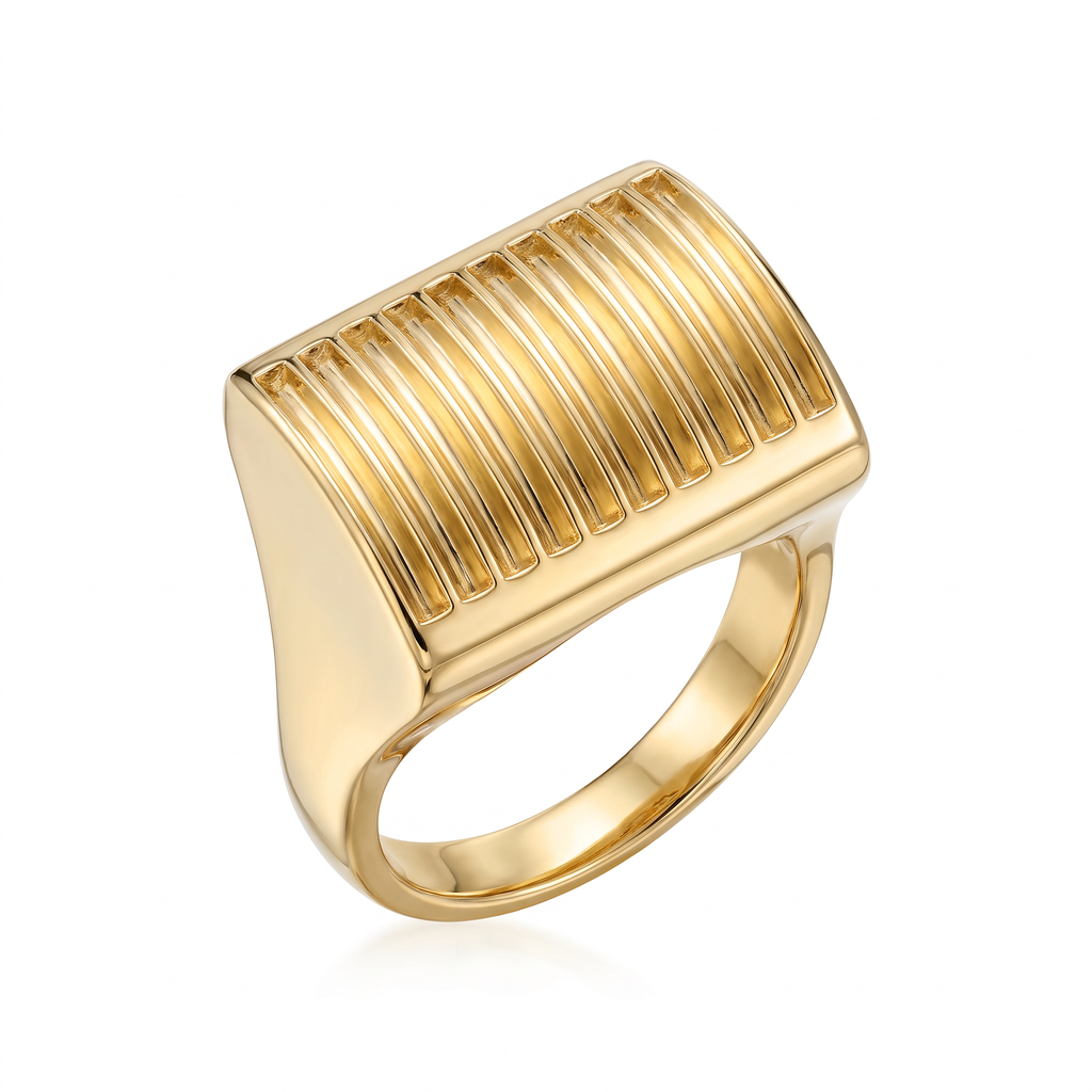 18K Yellow Gold Ring