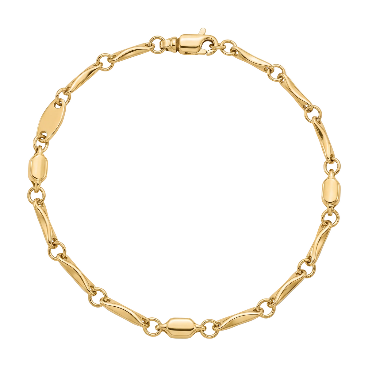 18K Yellow Gold Men's Bracelet