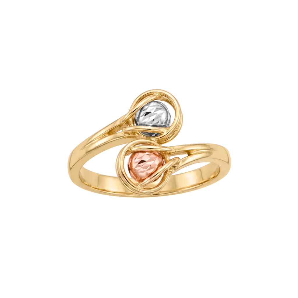 18K Multicolor Gold Ring