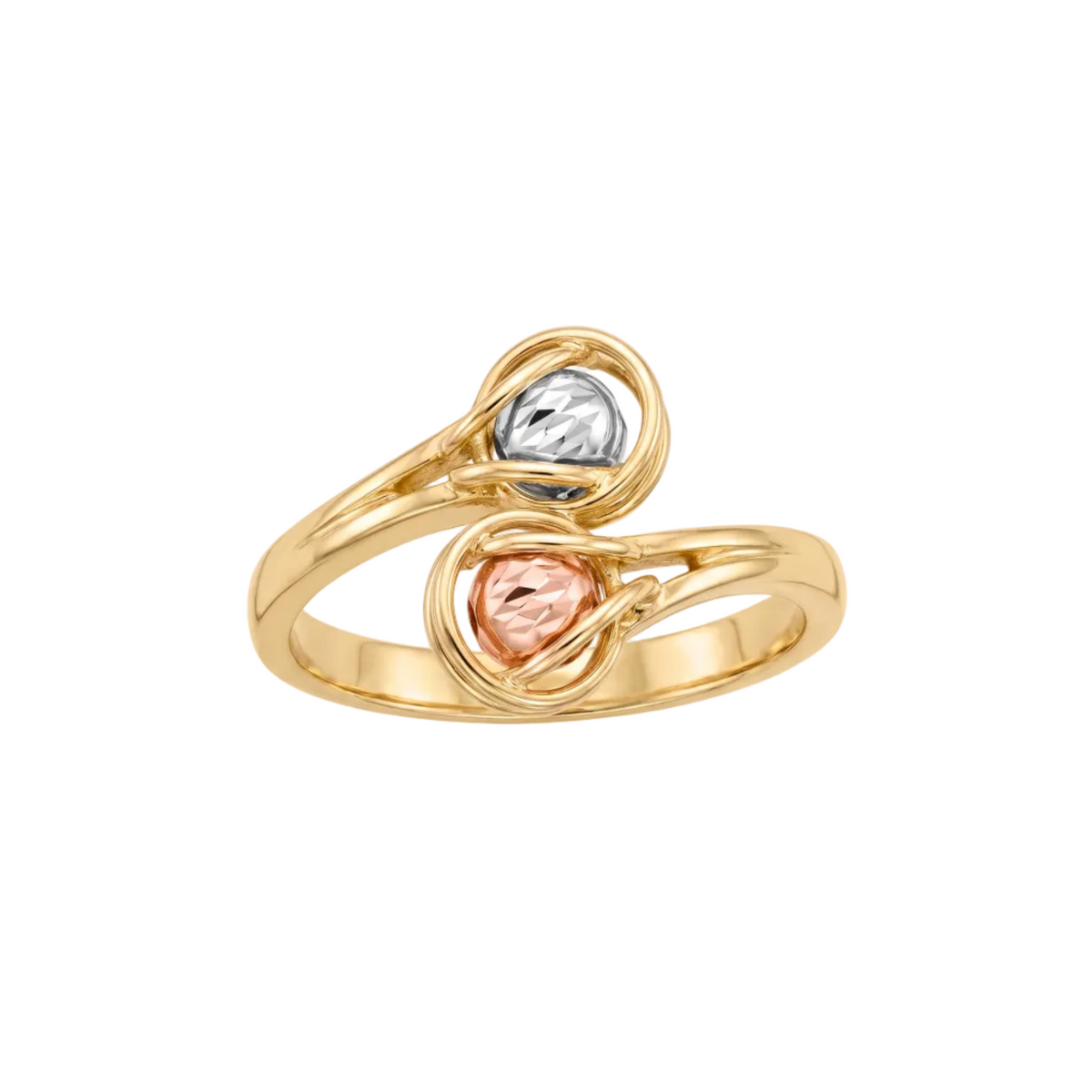 18K Multicolor Gold Ring