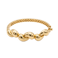 18K Yellow Gold Bangle Bracelet