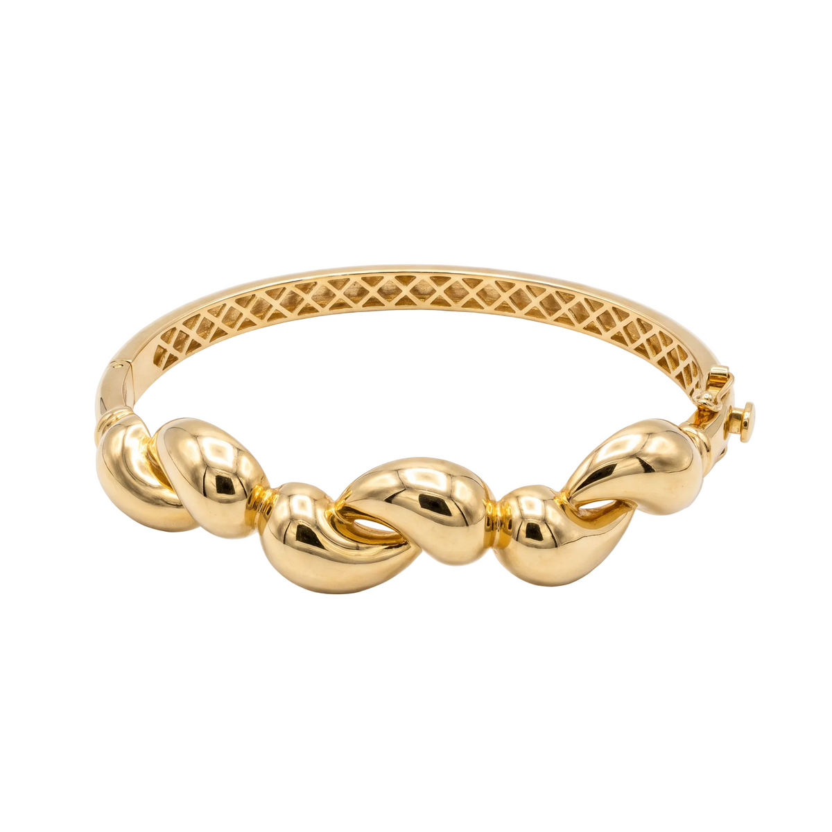18K Yellow Gold Bangle Bracelet