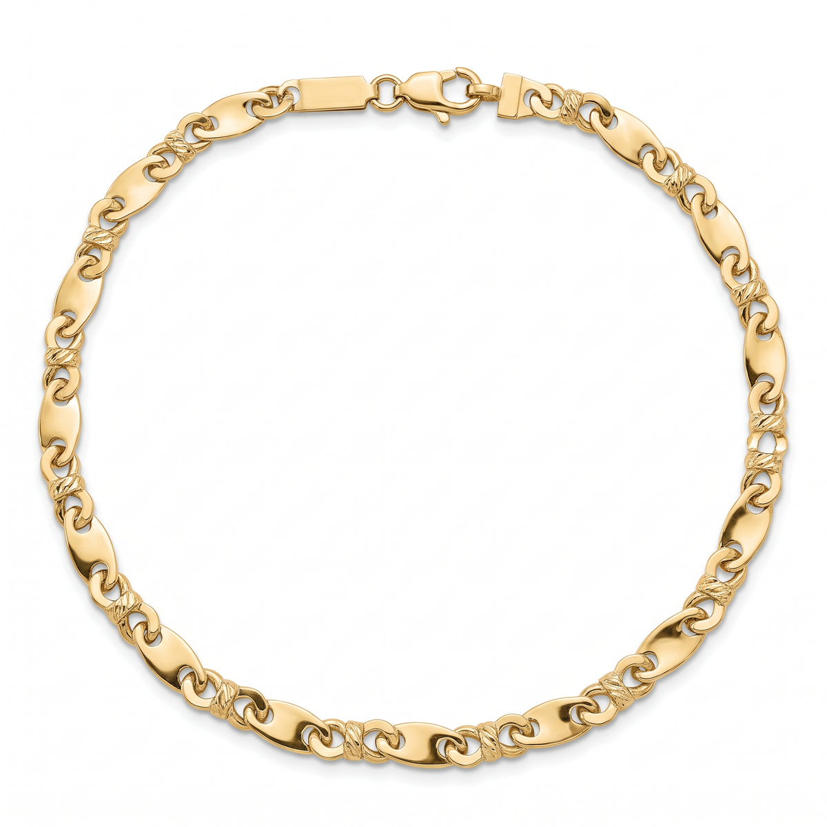 18K Yellow Gold Chain Bracelet