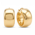18K Yellow Gold Hoop Earring