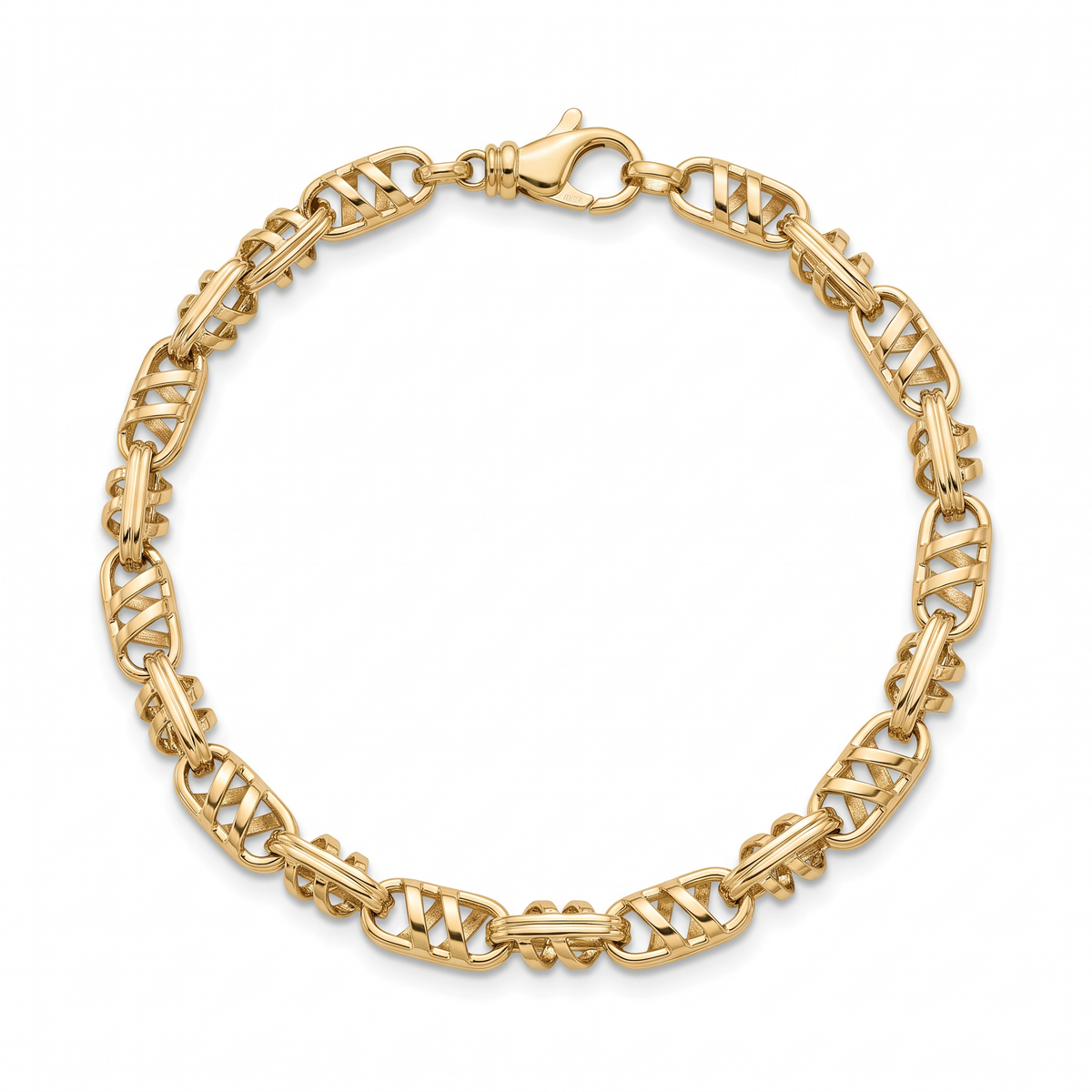 18K Yellow Gold Men's Bracelet