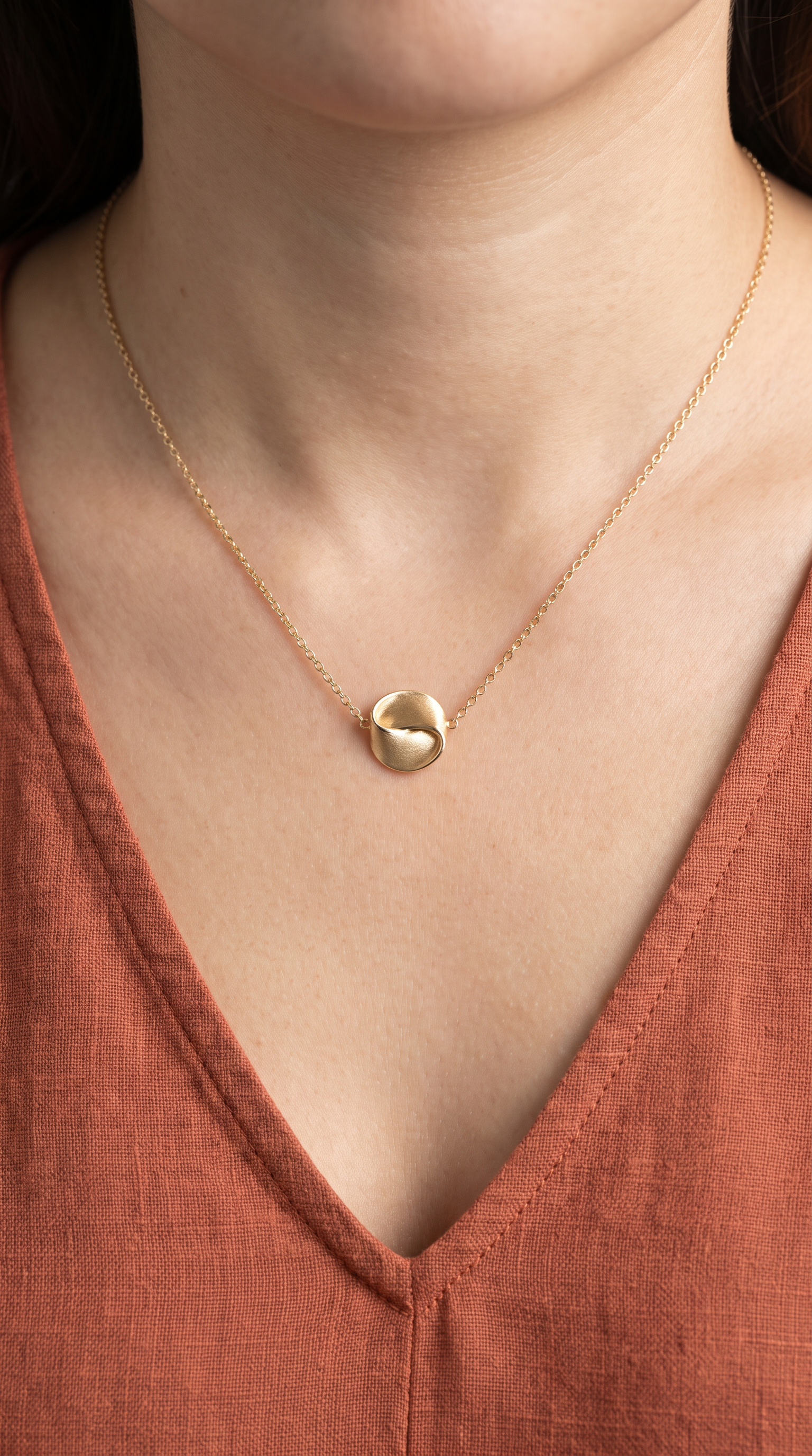 18K Yellow Gold Chain Necklace