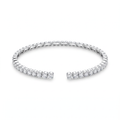 Diamond White Gold Cuff Bracelet