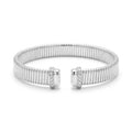 Diamond White Gold Cuff Bracelet