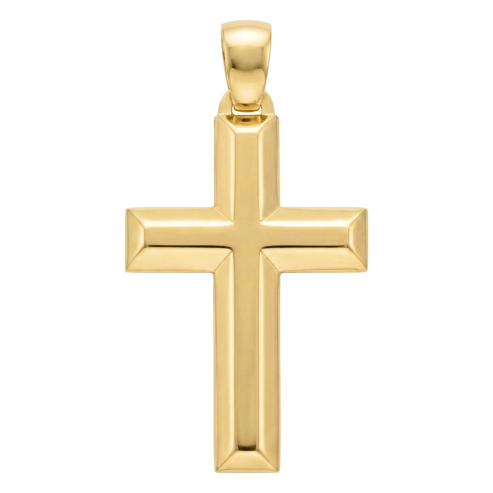 18K Yellow Gold Cross Pendant