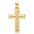 18K Yellow Gold Cross Pendant
