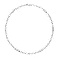 Men 18K White Gold Chain Necklace