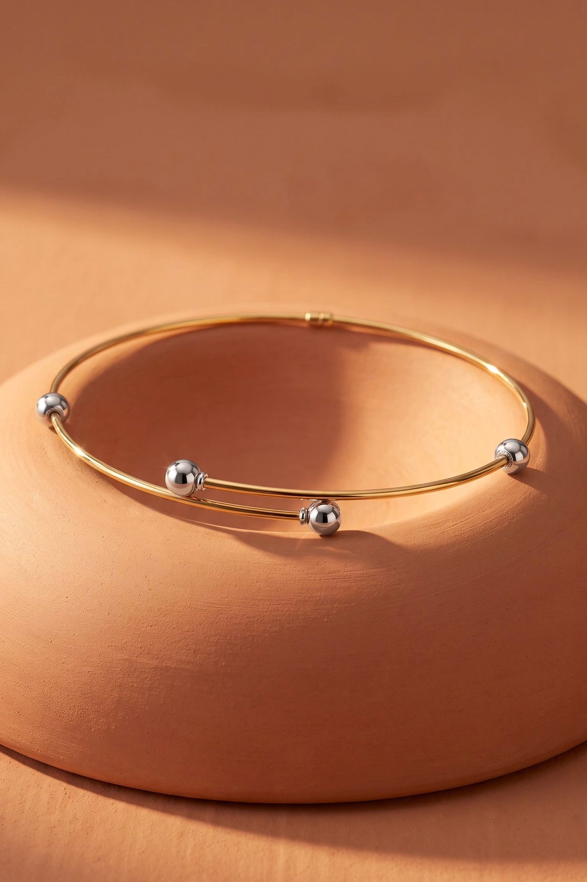 18K Gold Baby Cuff Bracelet