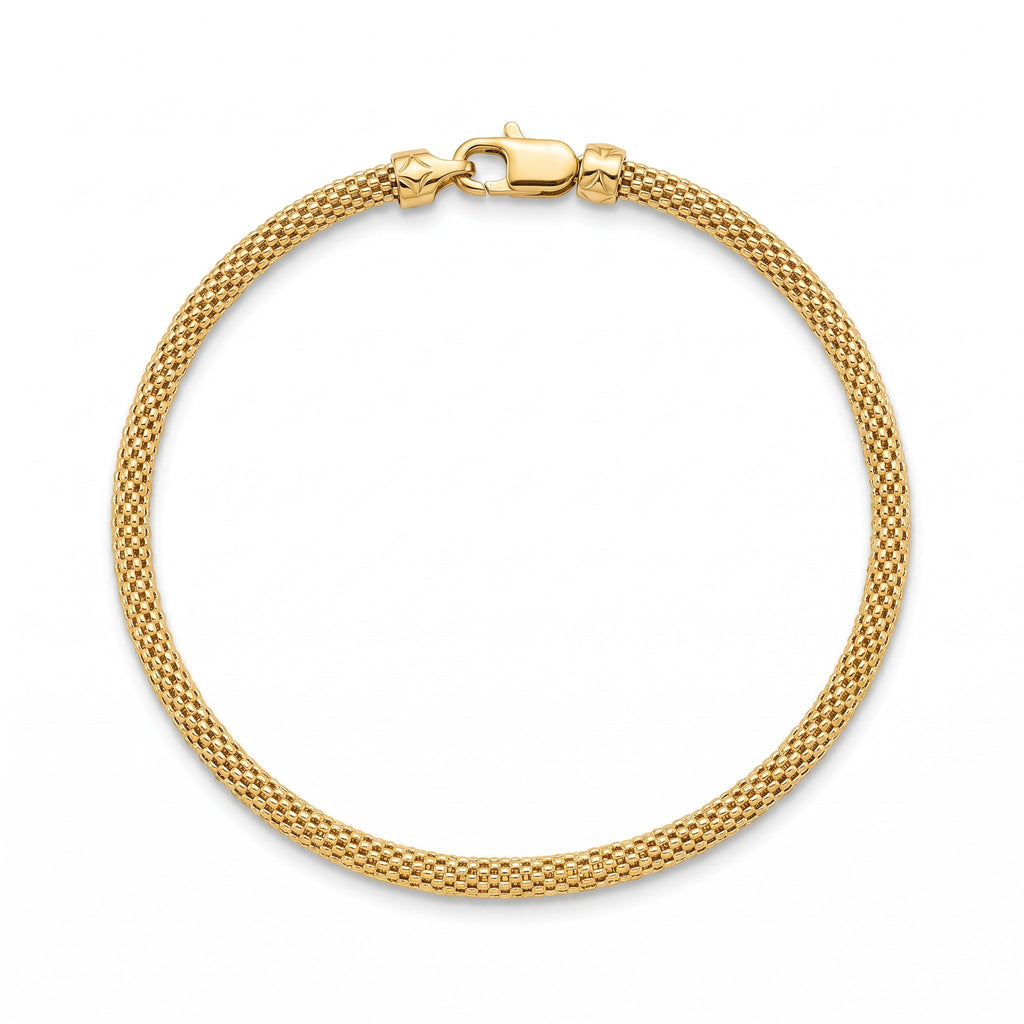 18K Yellow Gold Chain Bracelet