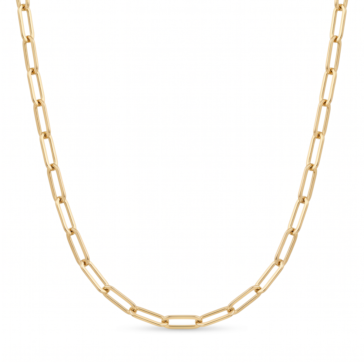 18K Yellow Gold Chain Necklace