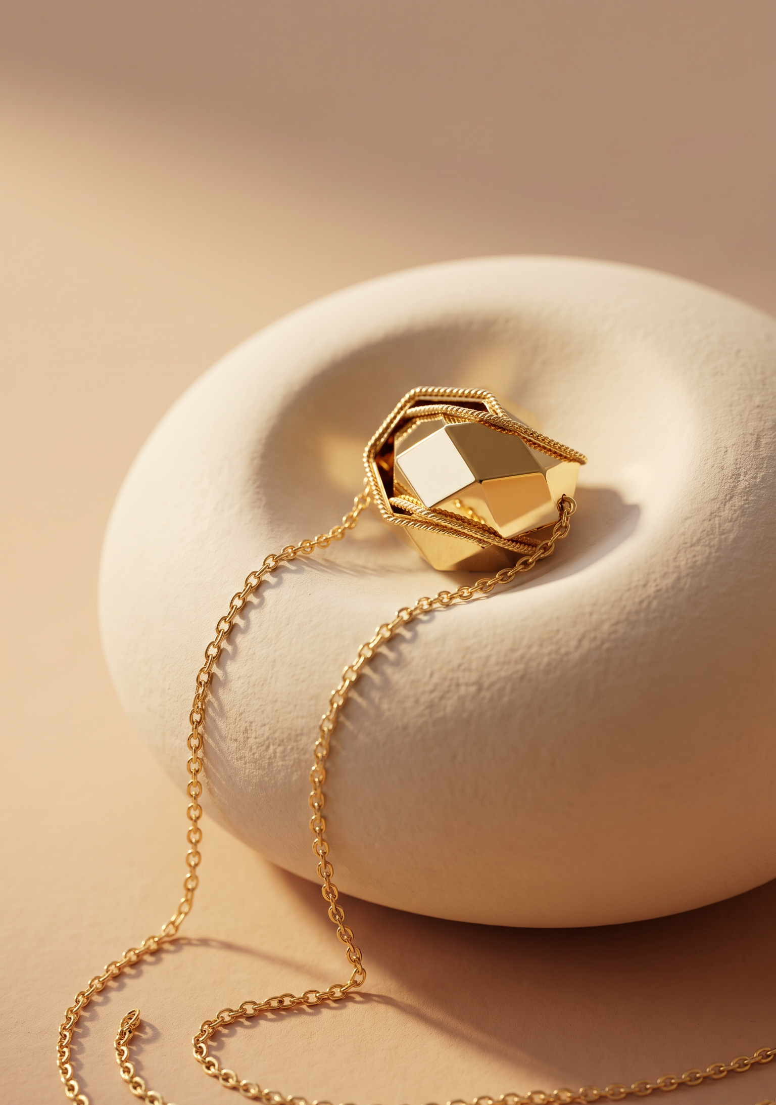 18K Yellow Gold Chain Necklace
