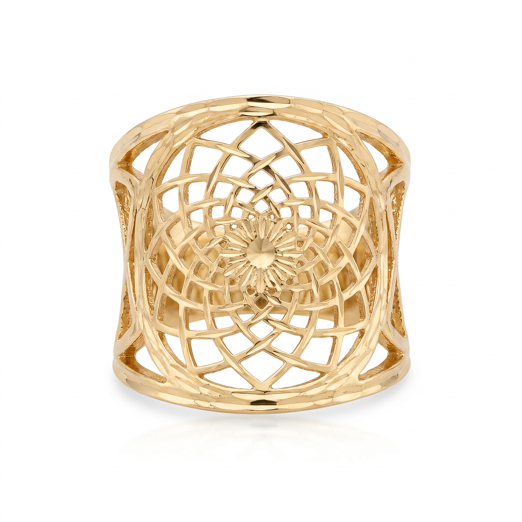 18K Yellow Gold Ring