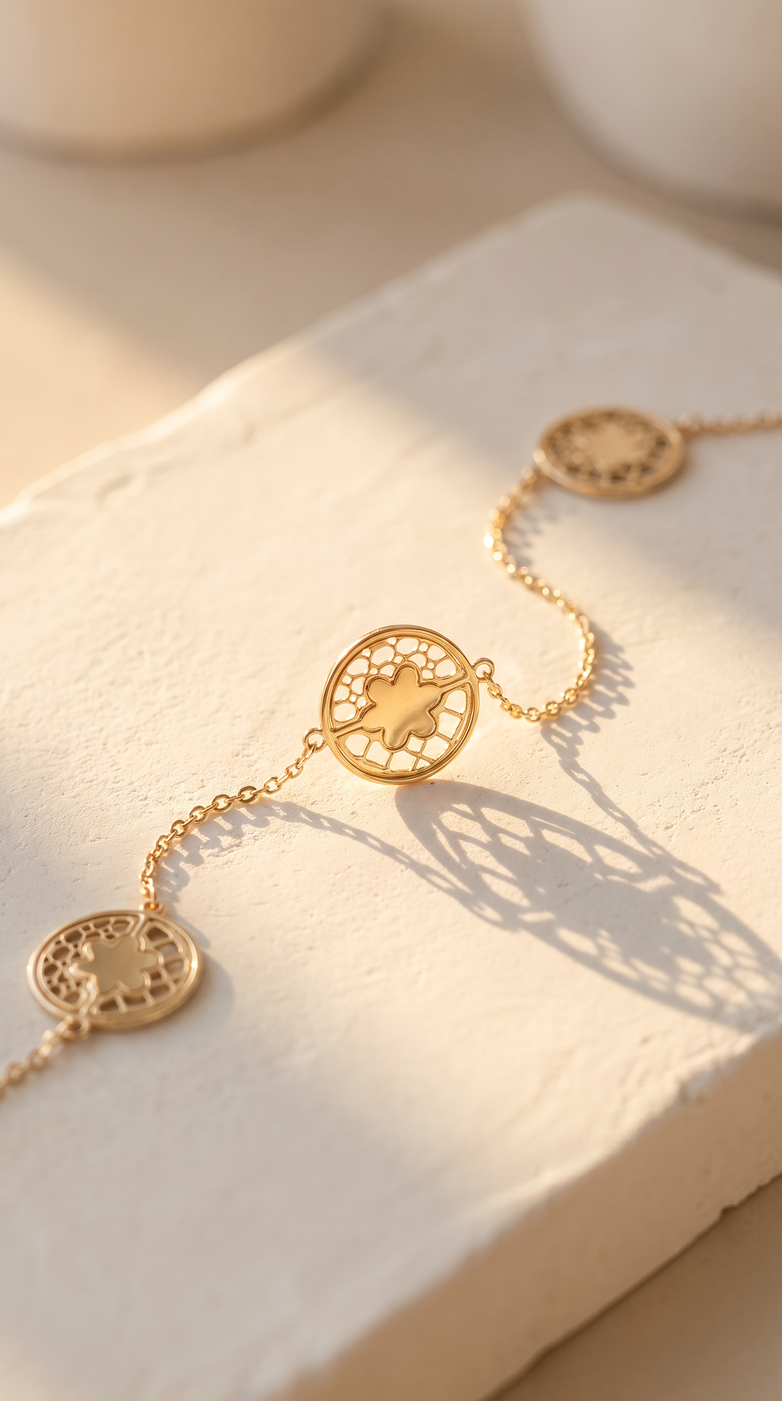 18K Yellow Gold Chain Bracelet