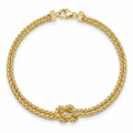 18K Yellow Gold Double Chain Bracelet