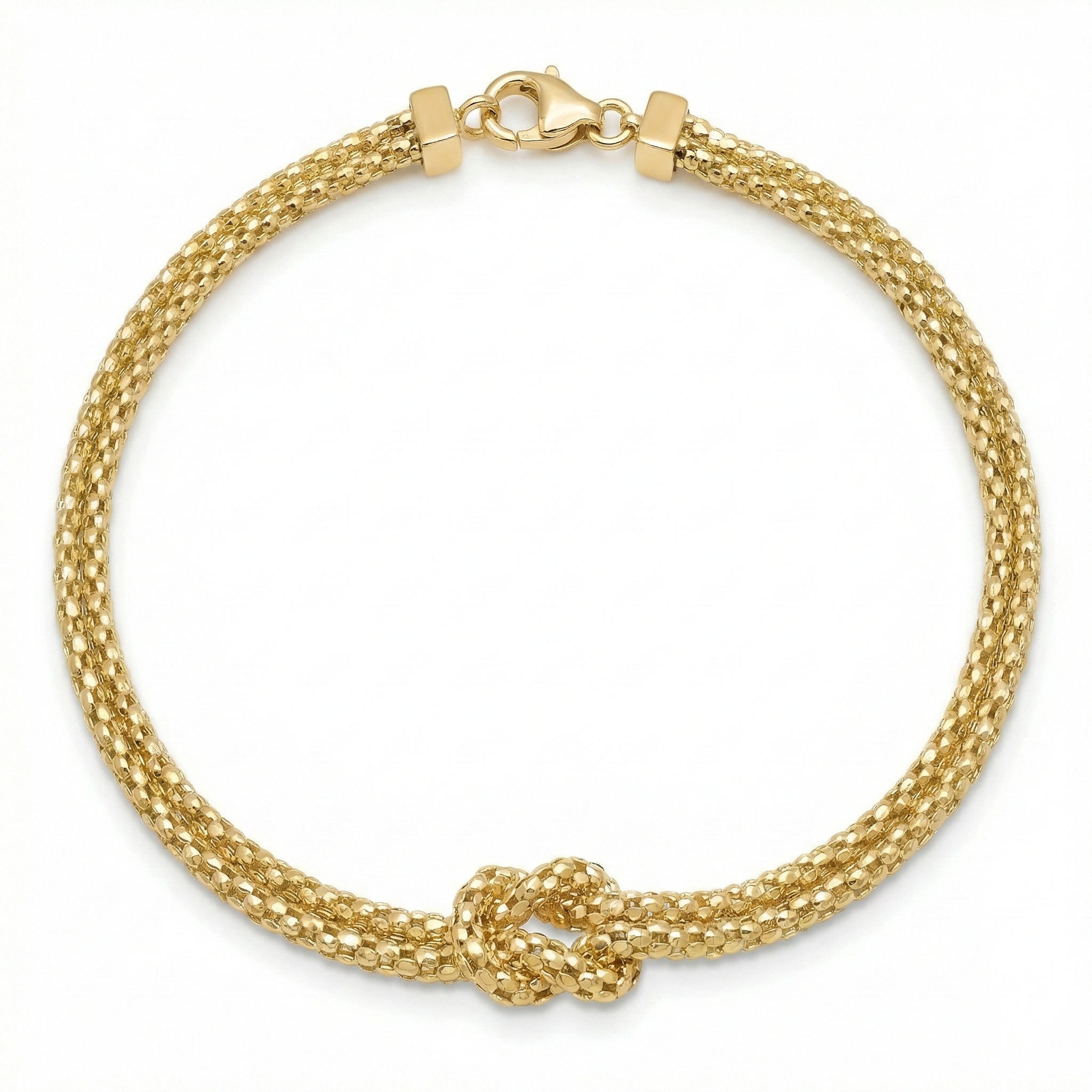 18K Yellow Gold Double Chain Bracelet