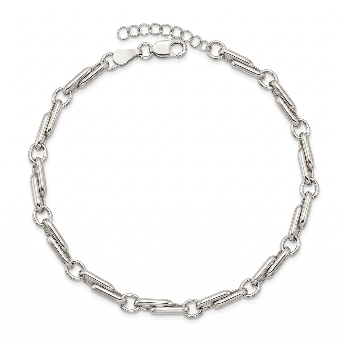 18K White Gold Chain Bracelet
