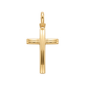 18K Yellow Gold Cross Pendant