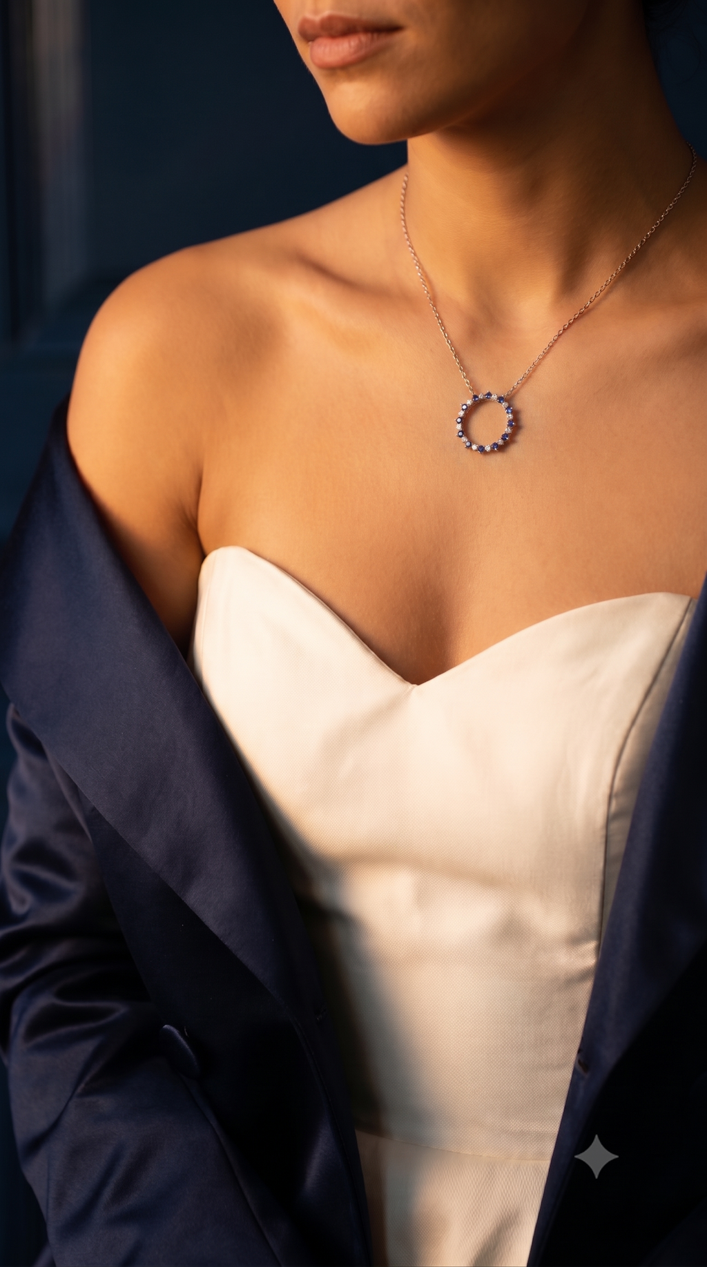 Diamond White Gold Necklace