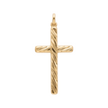 18k Yellow Gold Cross Pendant
