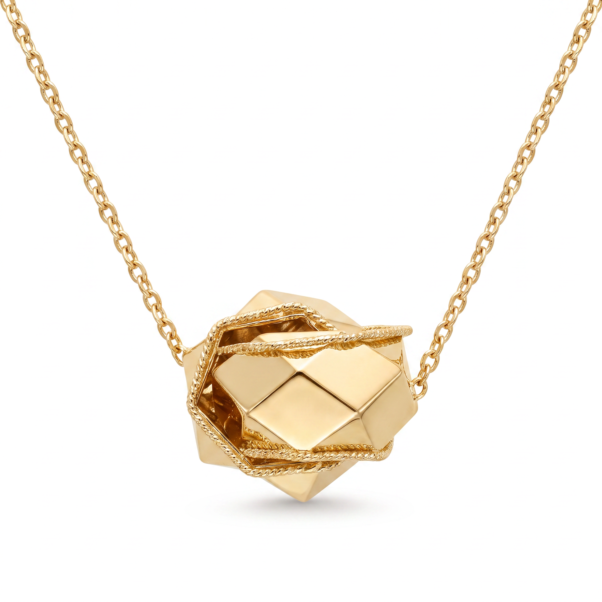 18K Yellow Gold Chain Necklace