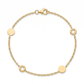 18K Yellow Gold Chain Bracelet