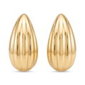 18K Yellow Gold Stud Earring