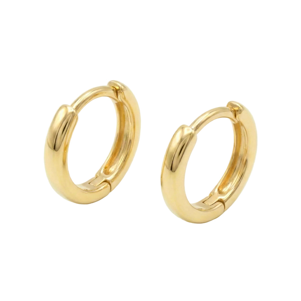 18K Yellow Gold Hoop Earring