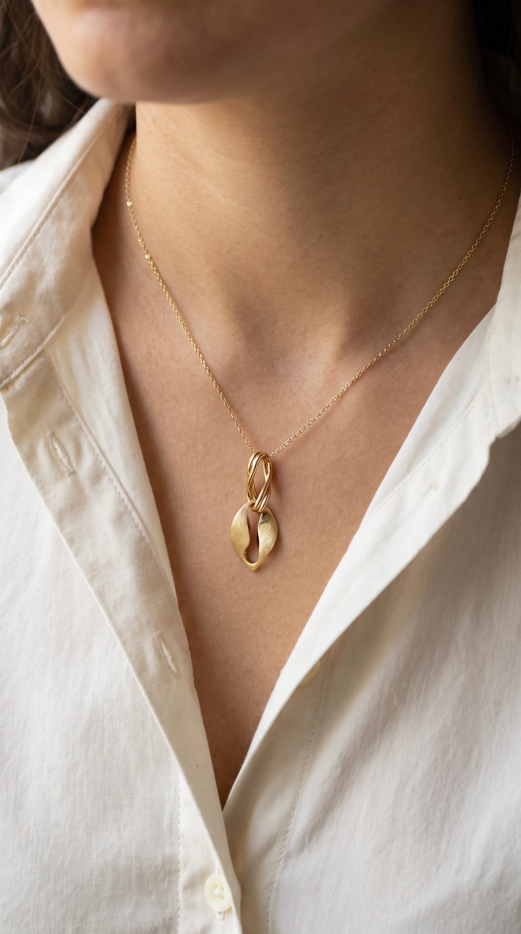 18K Yellow Gold Chain Necklace