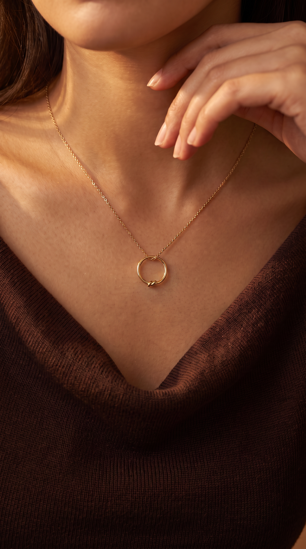 18K Yellow Gold Chain Necklace